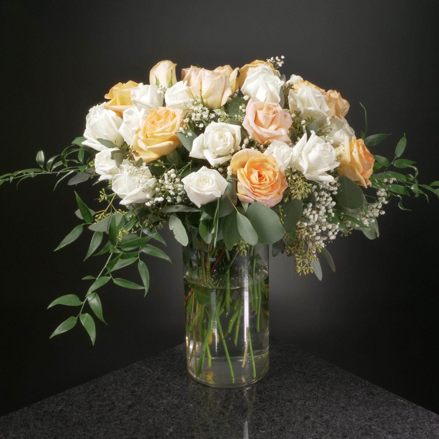 36 Roses / Vase / Fancy