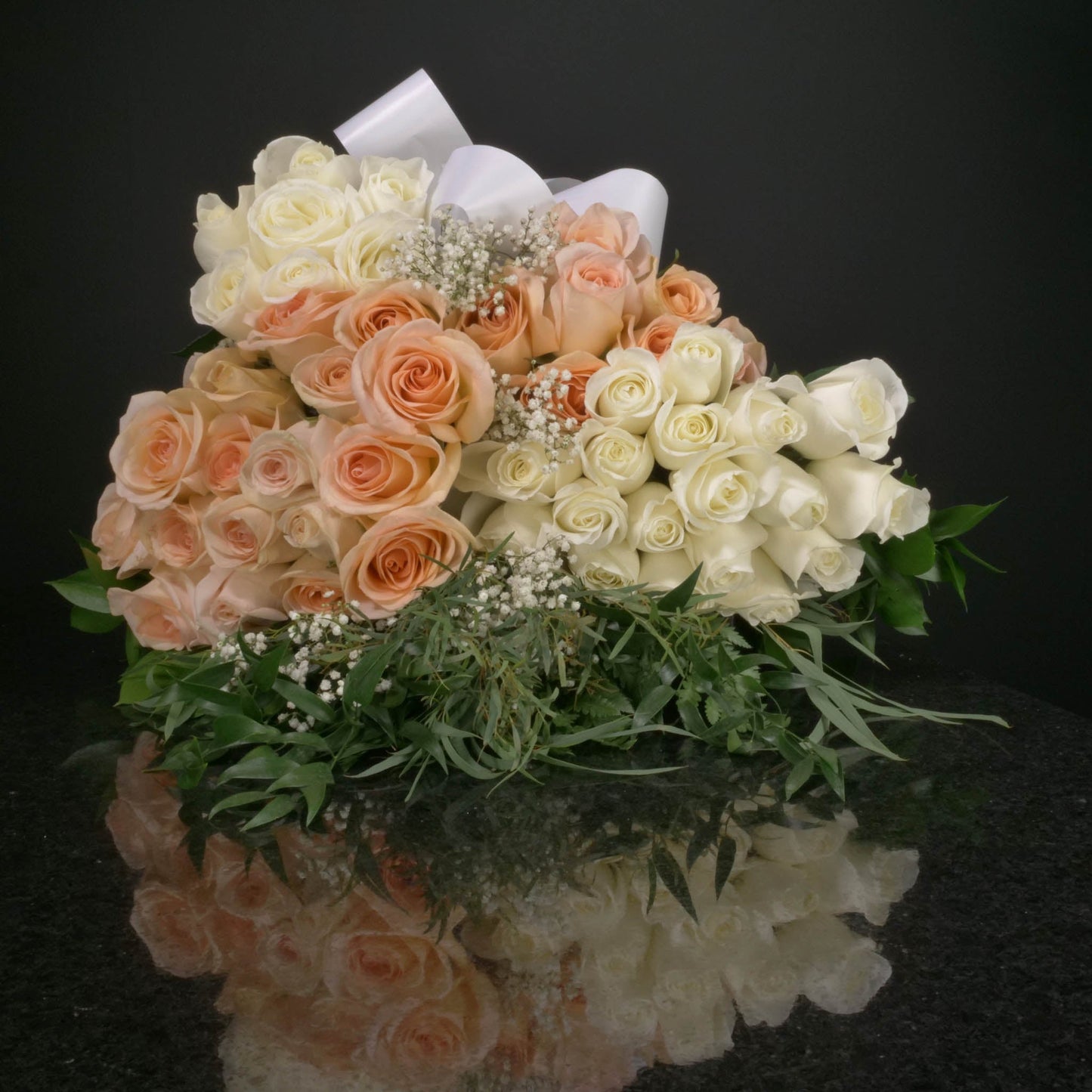 50 Roses / Hand-Tied / Fancy