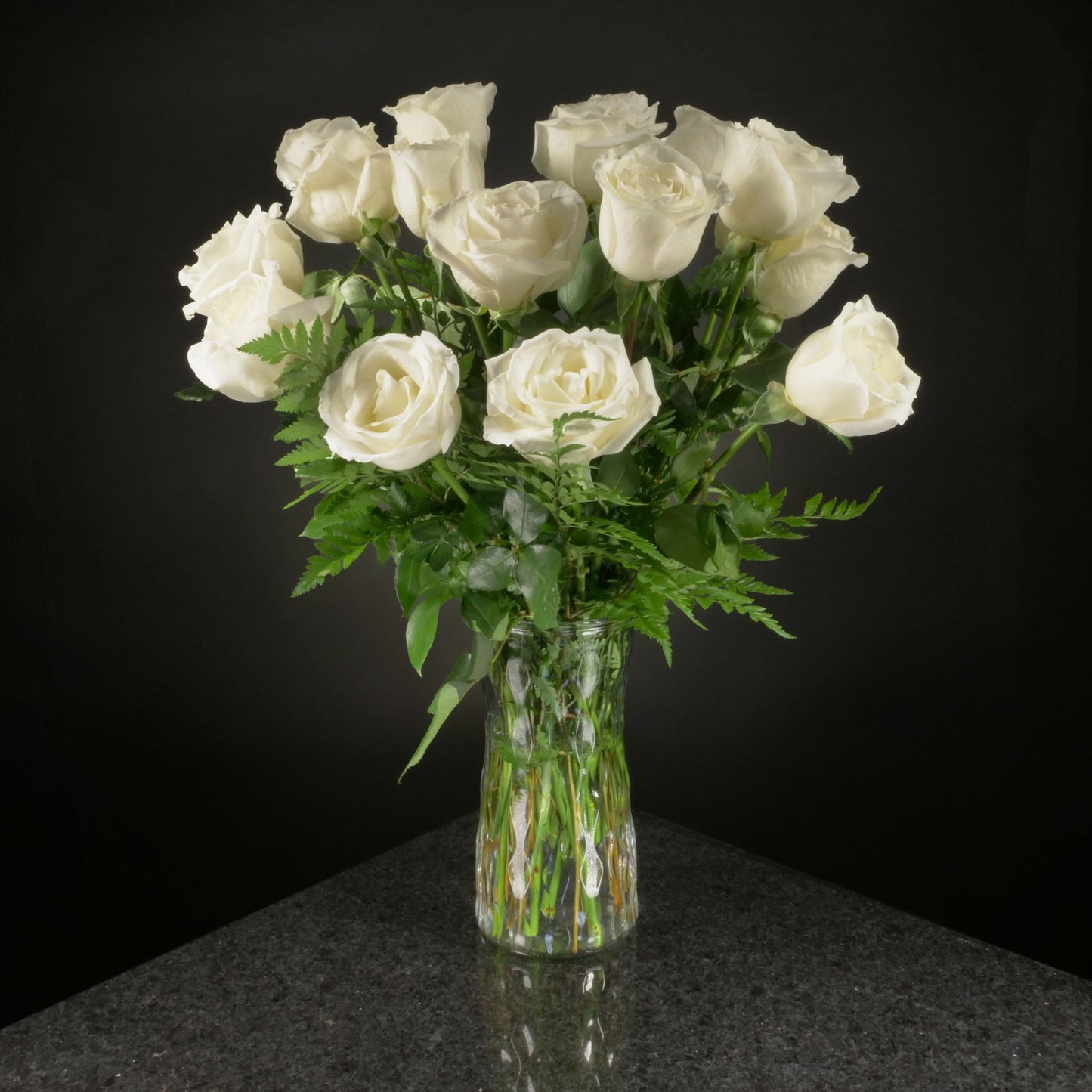 18 Roses / Vase / Basic