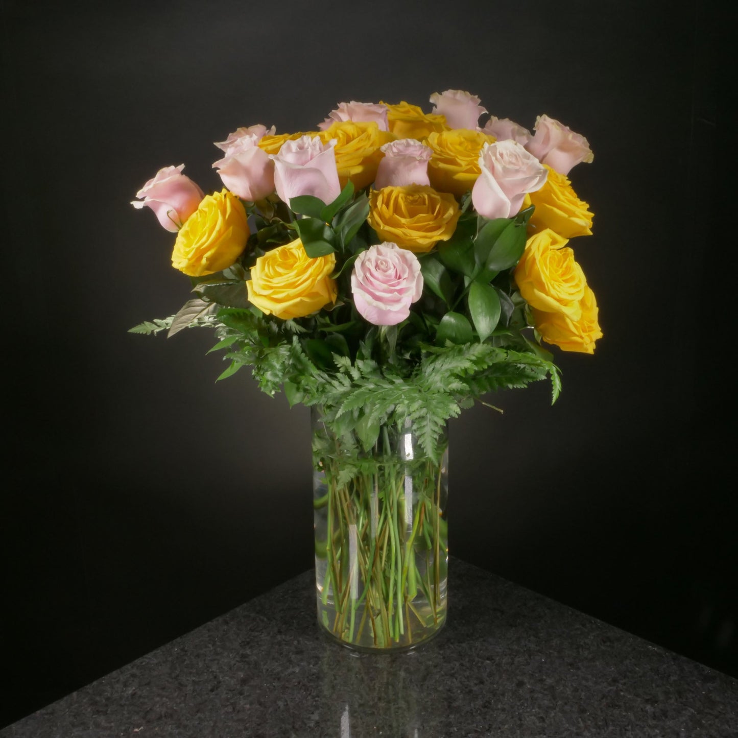 24 Roses / Vase / Basic