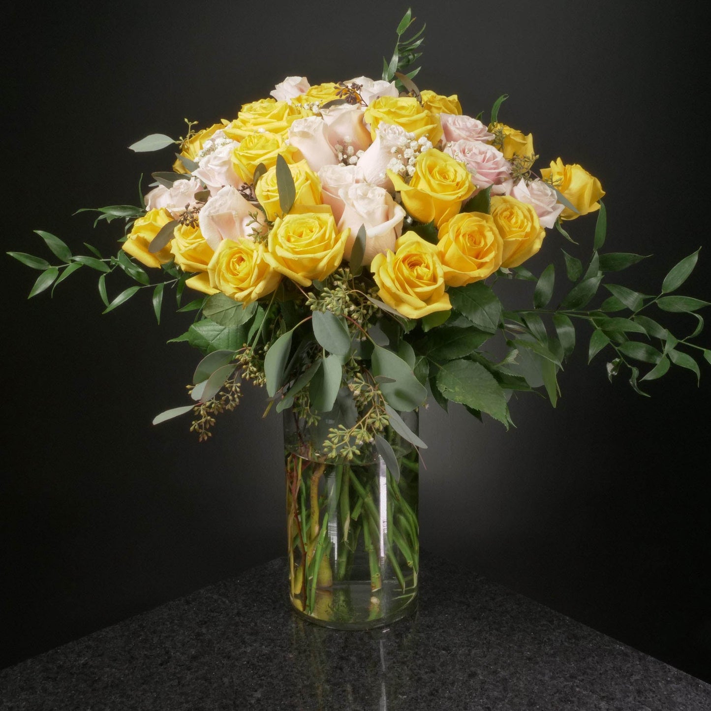 36 Roses / Vase / Fancy