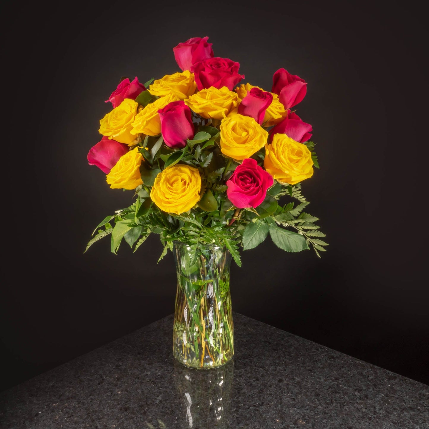 18 Roses / Vase / Basic