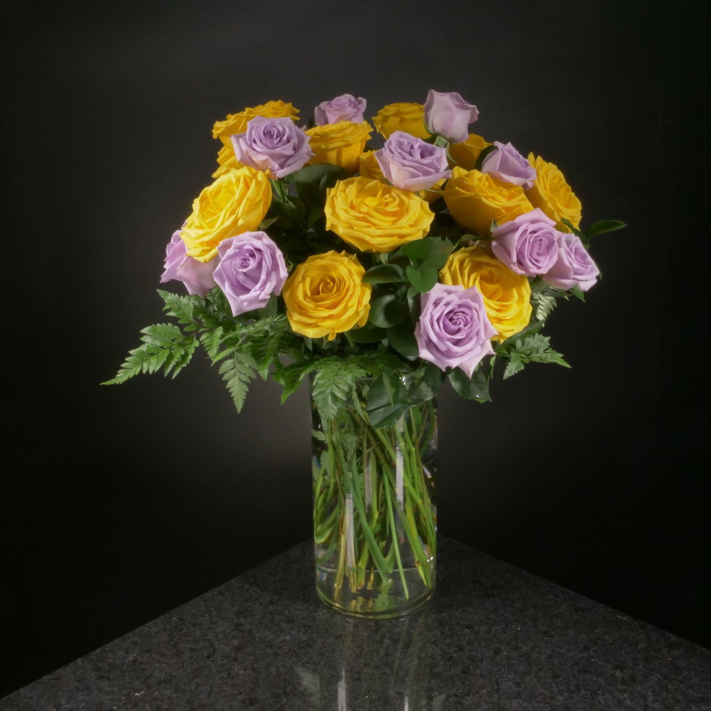 24 Roses / Vase / Basic