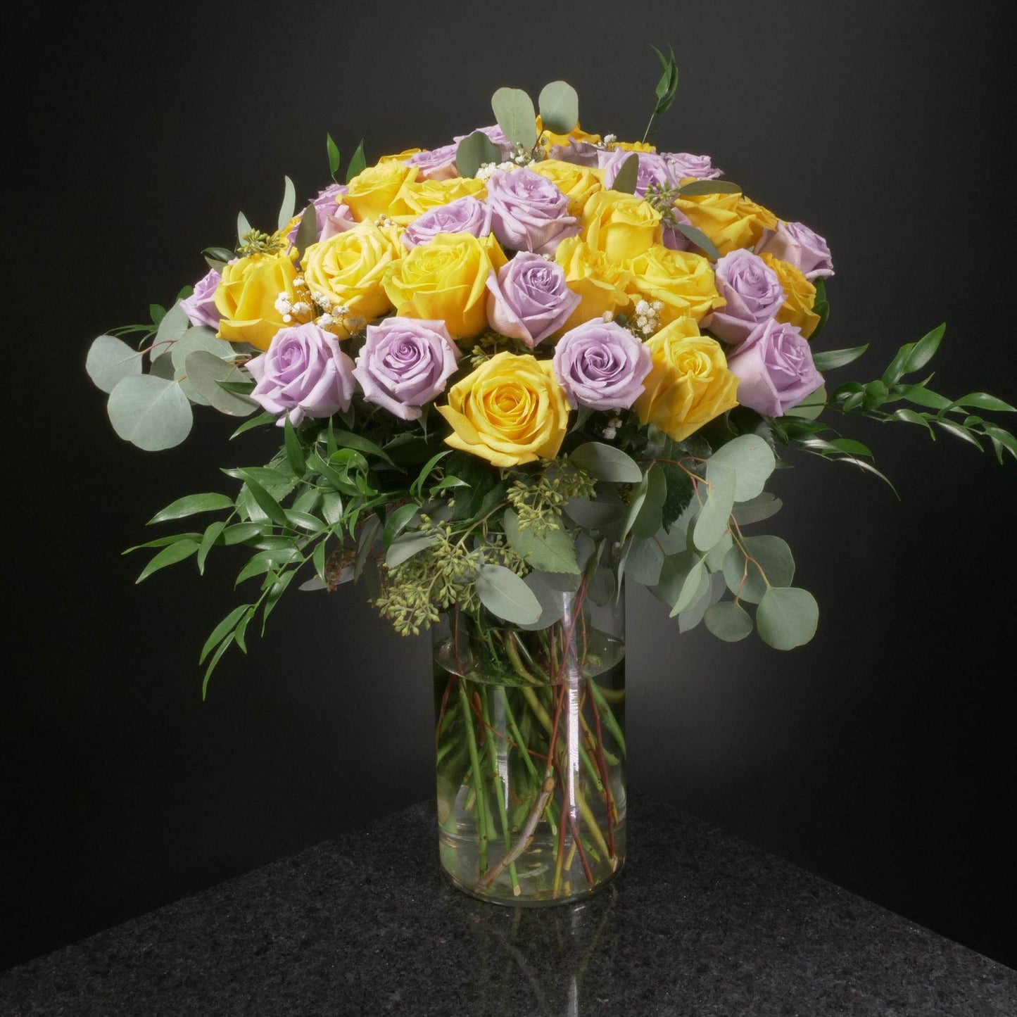 36 Roses / Vase / Fancy
