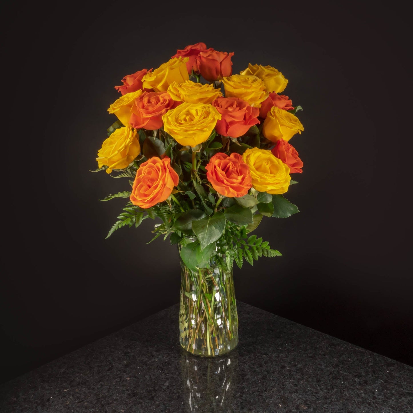 18 Roses / Vase / Basic