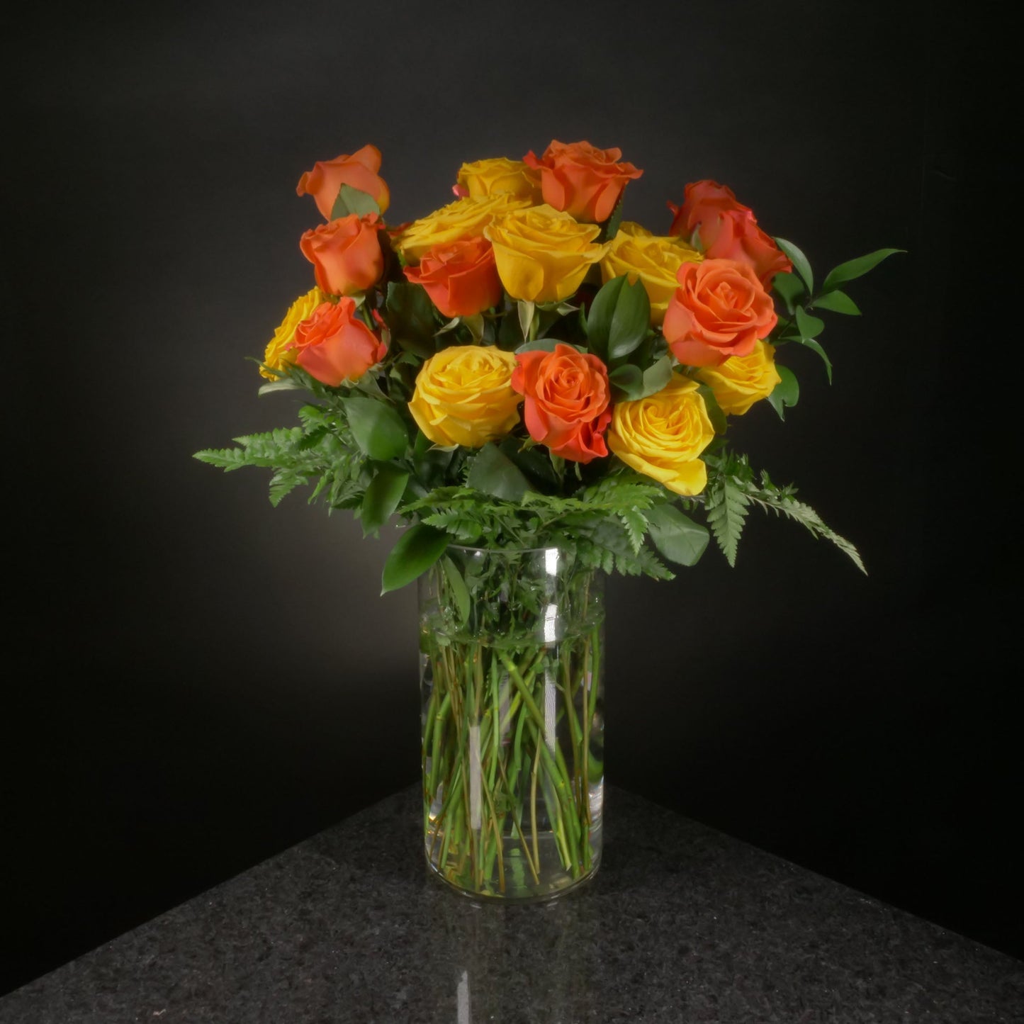 24 Roses / Vase / Basic