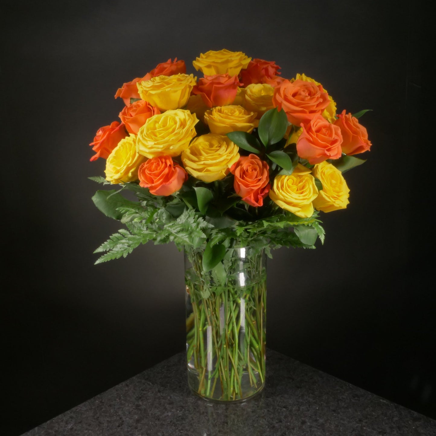 Yellow & Orange Roses