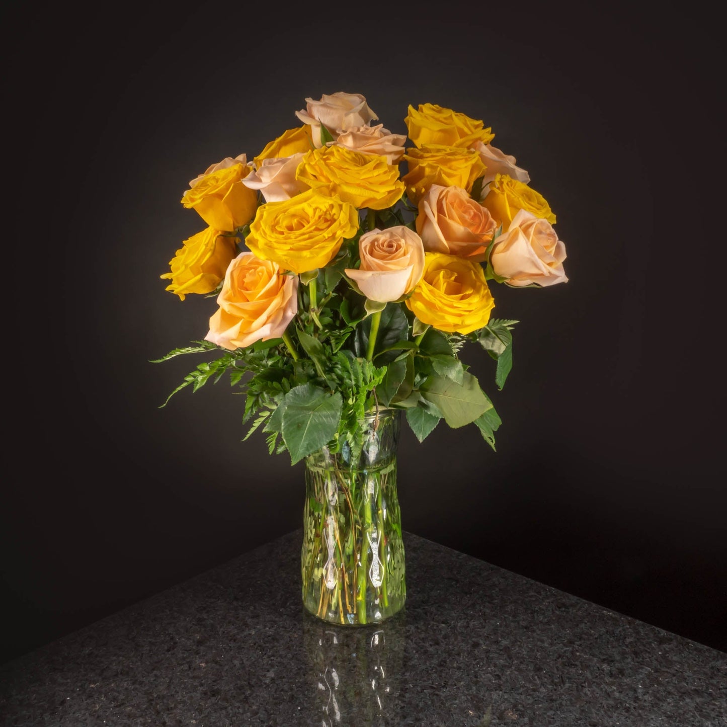 18 Roses / Vase / Basic