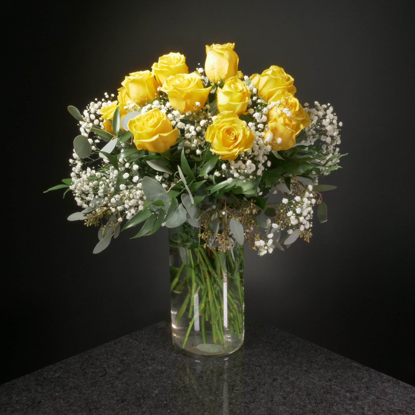 24 Roses / Vase / Fancy
