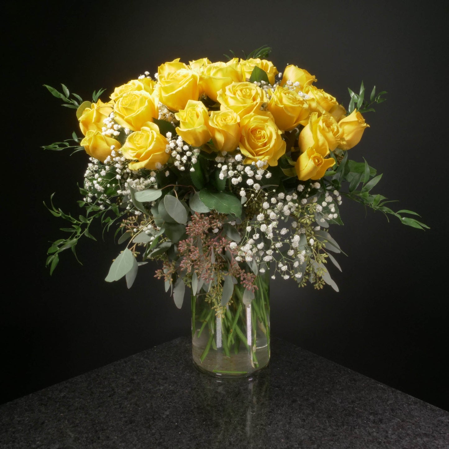 36 Roses / Vase / Fancy
